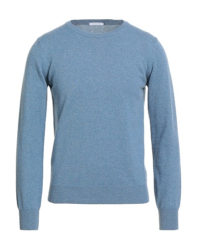 SIMON GRAY. Maglia in Cachemire Avio 100% Cachemire