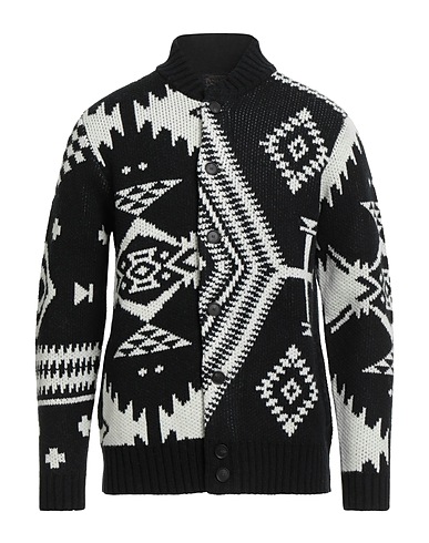 PENDLETON Cardigan Black 100% Lambswool