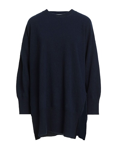 BRUNO MANETTI Jumper Midnight blue 90% Virgin Wool, 10% Cashmere