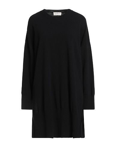 BRUNO MANETTI Pullover Nero 90% Lana Vergine, 10% Cachemire