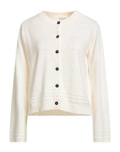 MASSIMO ALBA Cardigan Cream 100% Cashmere