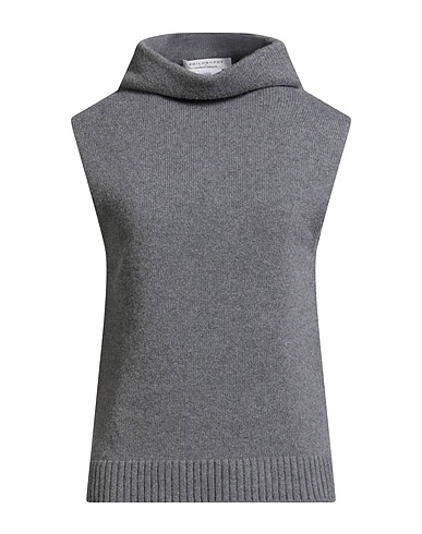 PHILOSOPHY di LORENZO SERAFINI Sleeveless sweater Grey 55% Wool, 30% Silk, 15% Cashmere