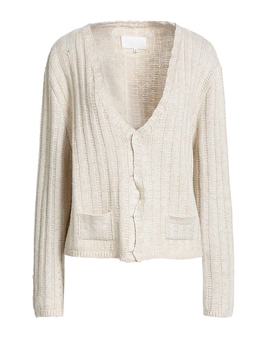 MAISON MARGIELA Cardigan Beige 75% Linen, 25% Wool
