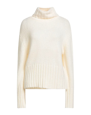 BARBARA BUI Rollkragenpullover Elfenbein 53% Wolle, 30% Polyamid, 17% Alpakawolle