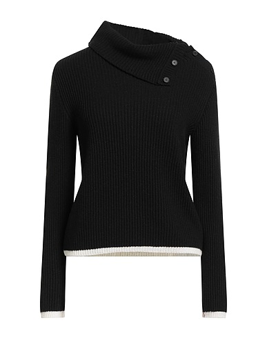 LIVIANA CONTI Turtleneck Black 50% Cashmere, 50% Polyamide
