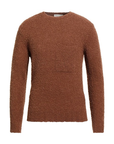 FILIPPO DE LAURENTIIS Jumper Light brown 60% Alpaca wool, 25% Merino Wool, 15% Polyamide