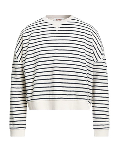 YMC YOU MUST CREATE Sweatshirt Ivory 100% Organic cotton, Elastane