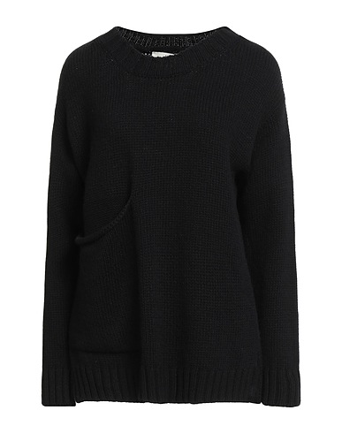 BRUNO MANETTI Maglia in Cachemire Nero 100% Cachemire