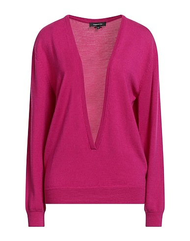 BARBARA BUI Pullover Fuchsia 100% Merinowolle