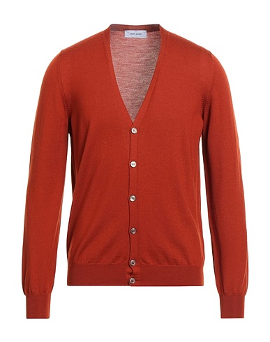 GRAN SASSO Cardigan Rust 100% Virgin Wool