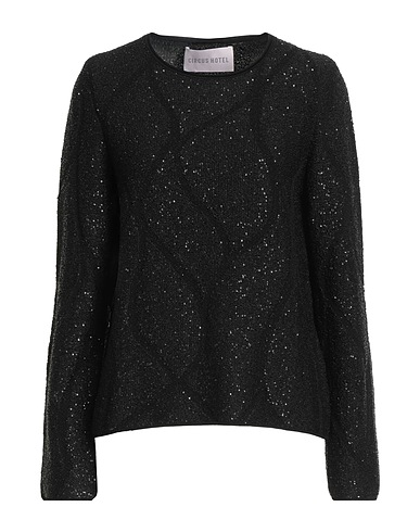 CIRCUS HOTEL Sweater Black 100% Polyamide, Viscose, Elastane