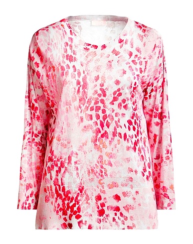 LIU •JO Jumper Pink 95% Viscose, 5% Metallic fiber