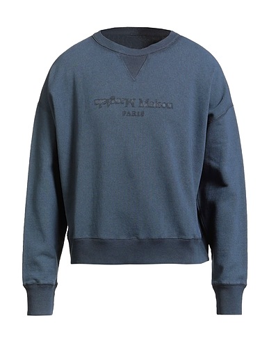 MAISON MARGIELA Sweatshirt Slate blue 100% Cotton