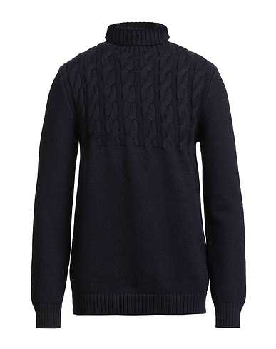 MAISON MARGIELA Polo neck Midnight blue 100% Virgin Wool