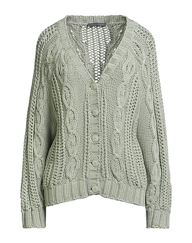 ALBERTA FERRETTI Cardigan Sage green 100% Cotton