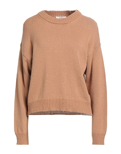 ALPHA STUDIO Jumper Camel 100% Merino Wool