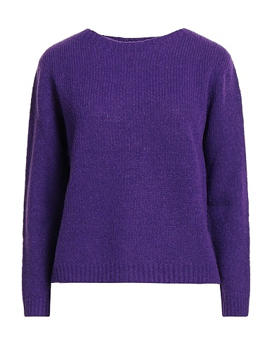 FISICO Pullover Viola 80% Lana Vergine, 20% Poliammide