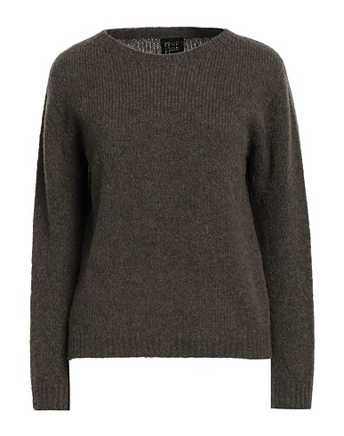 FISICO Pullover Verde militare 80% Lana Vergine, 20% Poliammide