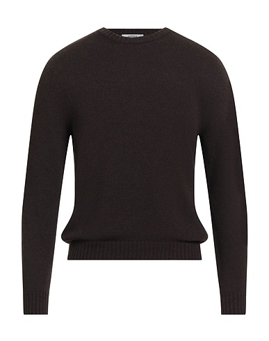 ALPHA STUDIO Jumper Dark brown 40% Wool, 30% Viscose, 20% Polyamide, 10% Cashmere