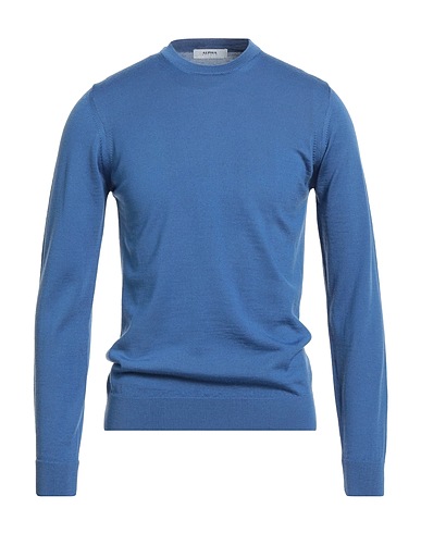 ALPHA STUDIO Jumper Light blue 100% Merino Wool
