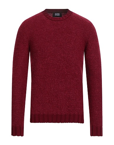 ALPHA STUDIO Jumper Burgundy 54% Alpaca wool, 31% Recycled polyamide, 14% Polyamide, 1% Wool