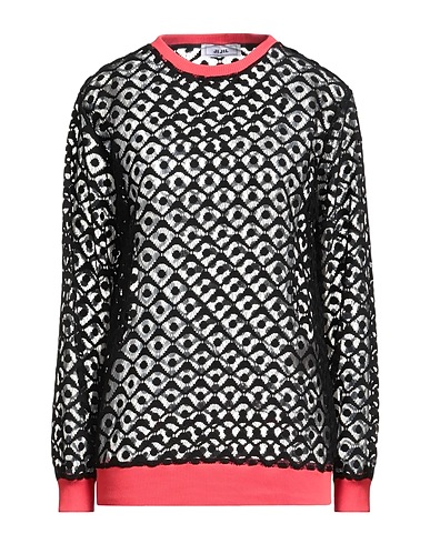 JIJIL Sweater Black 100% Polyester, Cotton, Elastane