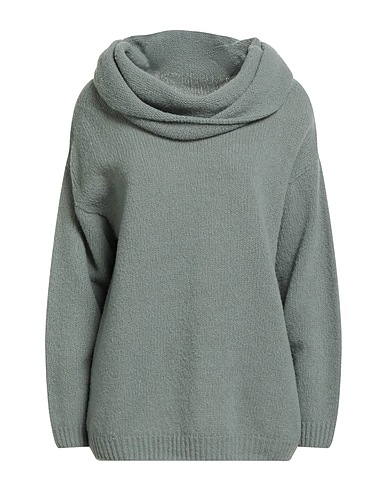 FISICO Rollkragenpullover Salbeigrün 80% Schurwolle, 20% Polyamid