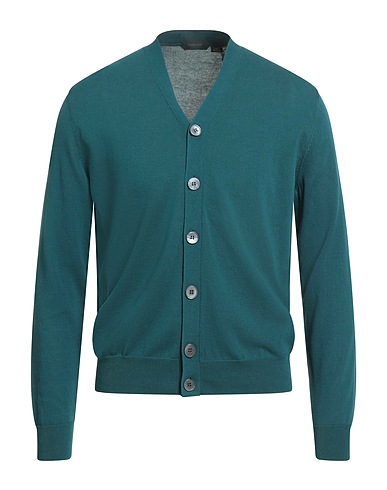 ZANONE Cardigan Deep teal 100% Cotton