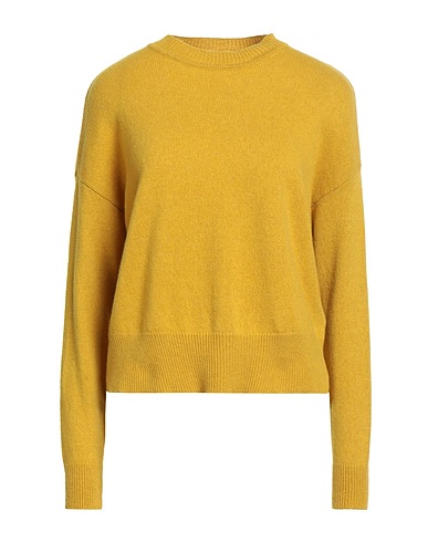 ARAGONA Maglia in Cachemire Giallo ocra 100% Cachemire