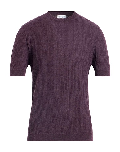 AION Cashmere jumper Plum 70% Cashmere, 30% Silk