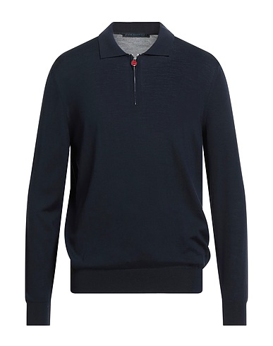 KITON Jumper DIAMANTE BLUE Midnight blue 100% Wool