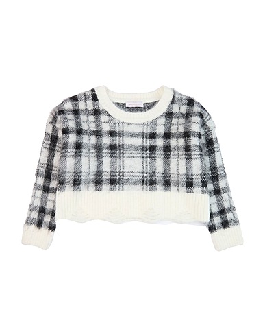 MONNALISA Jumper Black 53% Polyester, 39% Acrylic, 5% Wool, 3% Elastane