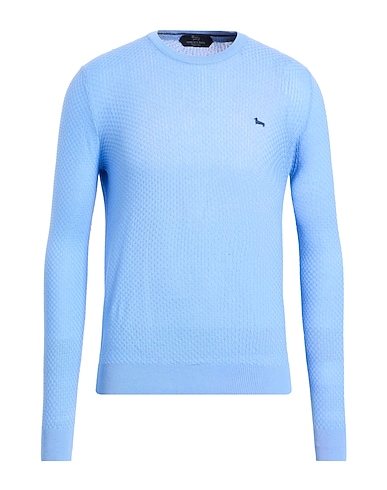 HARMONT & BLAINE Sweater Light blue 100% Cotton