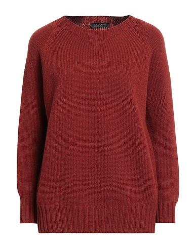 ARAGONA Pull en cachemire Rouge brique 100% Cachemire