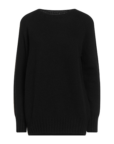 ARAGONA Pull en cachemire Noir 100% Cachemire