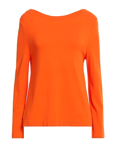 BASE MILANO Sweater Orange 82% Viscose, 18% Polyester