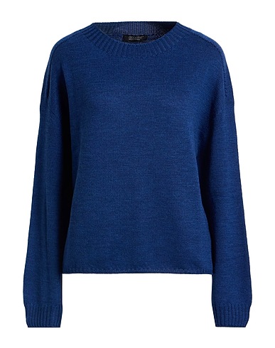 ARAGONA Sweater Navy 100% Merino Wool