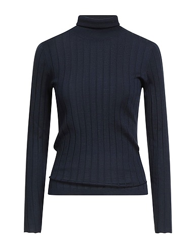 ARAGONA Rollkragenpullover Nachtblau 100% Merinowolle