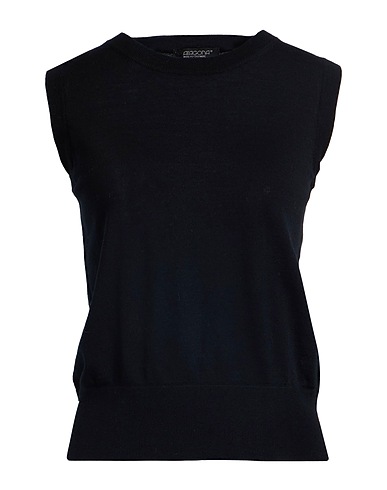 ARAGONA Jumper Black 100% Merino Wool
