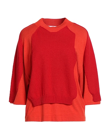 HACHE Jumper Red 52% Viscose, 26% Polyester, 22% Polyamide, Wool, Cashmere