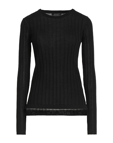 ARAGONA Sweater Black 100% Merino Wool