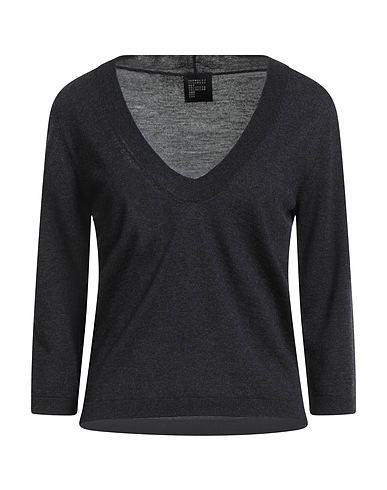 FISICO Pullover Braungrau 100% Schurwolle