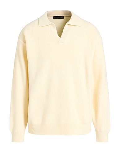 DANIELE FIESOLI Sweater LAB Cream 90% Merino Wool, 10% Cashmere