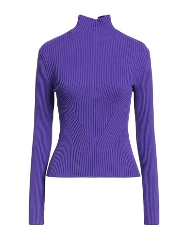 ELEONORA GOTTARDI Polo neck Purple 70% Viscose, 30% Polyester