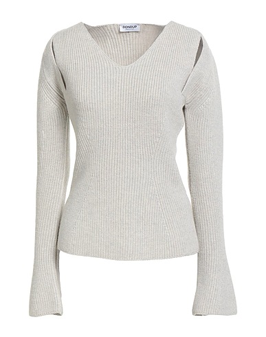 DONDUP Jumper Light grey 100% Wool
