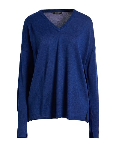 ARAGONA Sweater Navy 100% Merino Wool