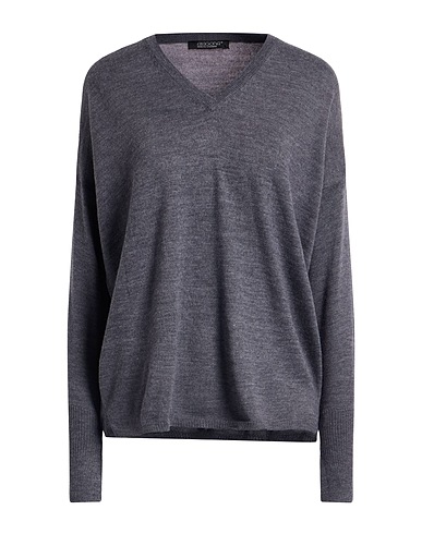 ARAGONA Pullover Grigio 100% Lana Merino