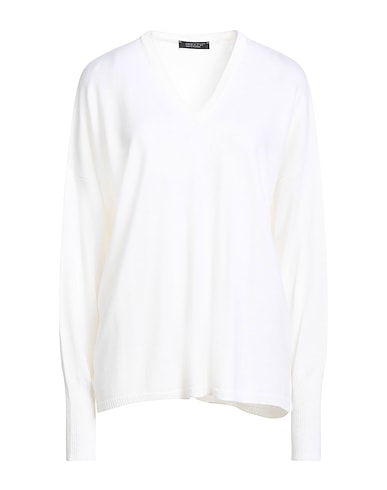 ARAGONA Jumper Ivory 100% Merino Wool