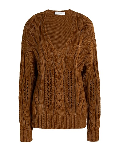 POMANDÈRE Jumper Khaki 100% Virgin Wool