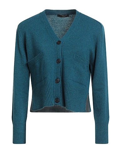 ARAGONA Cardigan Deep teal 100% Cashmere